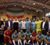 حضور مدرس دانشگاه جامع علمی کاربردی به عنوان سرمربی تیم فوتسال کارگران در دیدار با تیم پیشکسوتان ایران با حضور رئیس جمهور